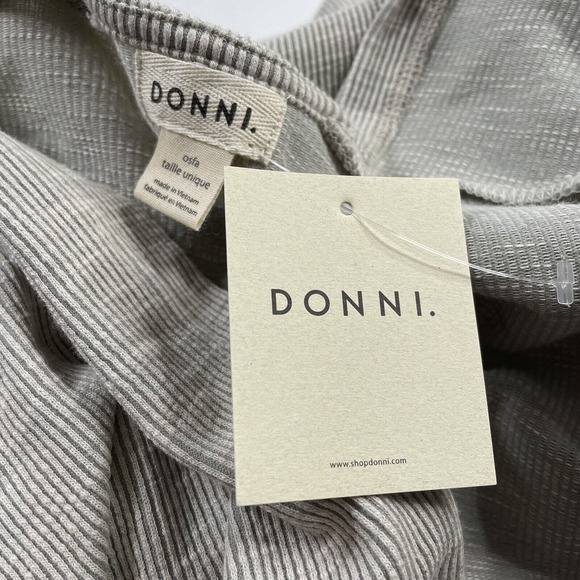 NWT - Women’s S/M/L One Size DONNI Sandwash Open Front Cardigan Sweater - Picture 3 of 12